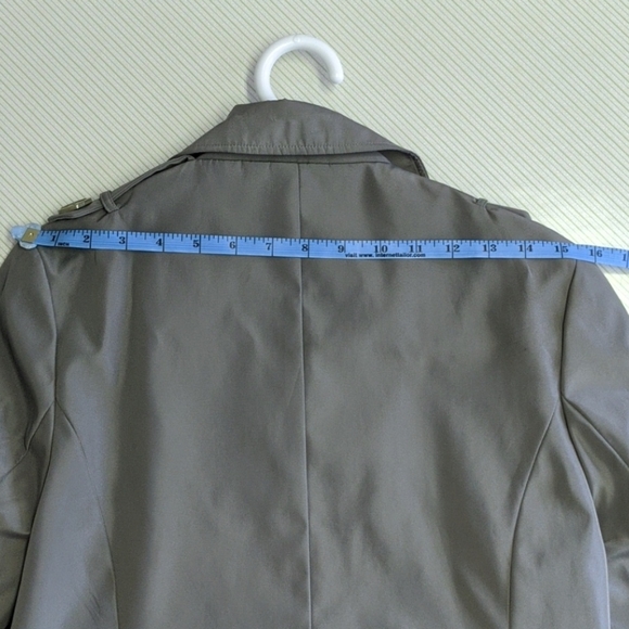 Urban Behaviour Olive Button-Front Jacket - Picture 10 of 13